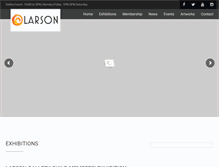 Tablet Screenshot of larsongallery.org